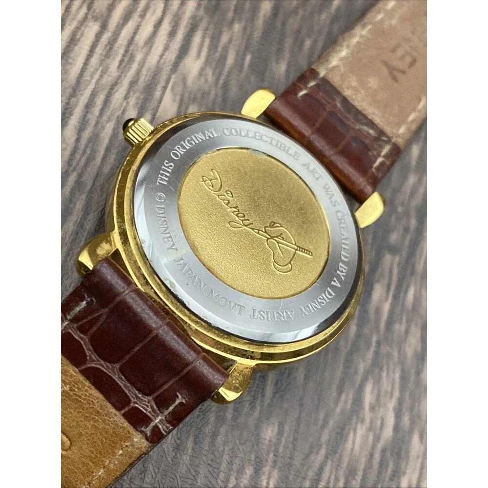 RARE Disney Artist Hand Drawn Watch Lady Limited Edition Working New Battery